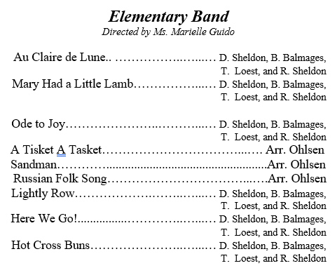 Elem program
